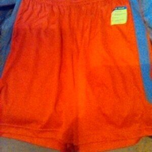 Nwt tek gear boys red athletic shorts sz xl 18-20